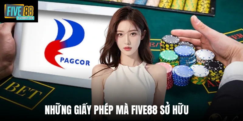 Những giấy phép mà Five88 sở hữu 